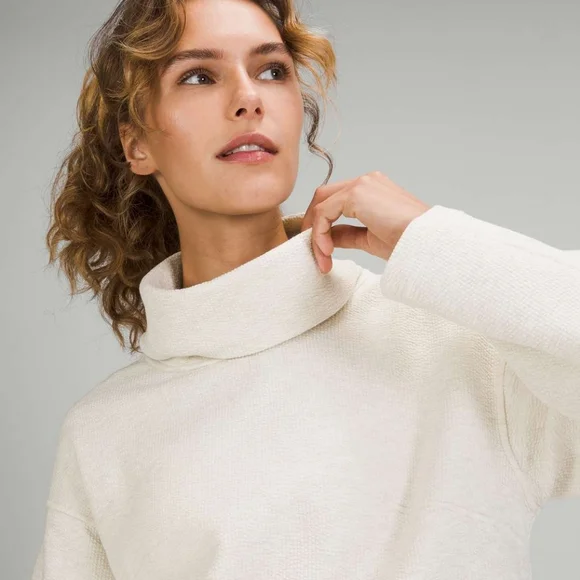 Lululemon Ribbed Funnel Neck Pullover - Picture 2 of 10